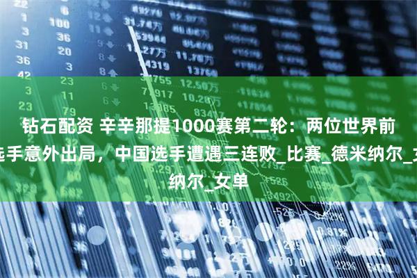 钻石配资 辛辛那提1000赛第二轮：两位世界前十选手意外出局，中国选手遭遇三连败_比赛_德米纳尔_女单